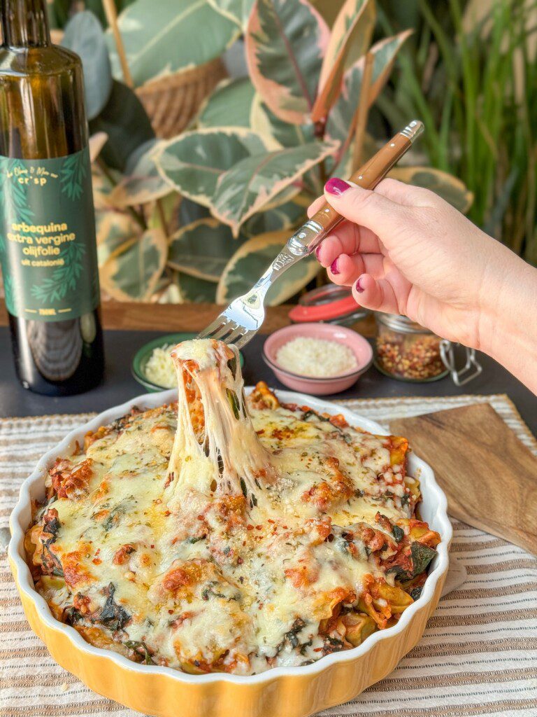 weekmenu: tortellini ovenschotel met tonijn en spinazie