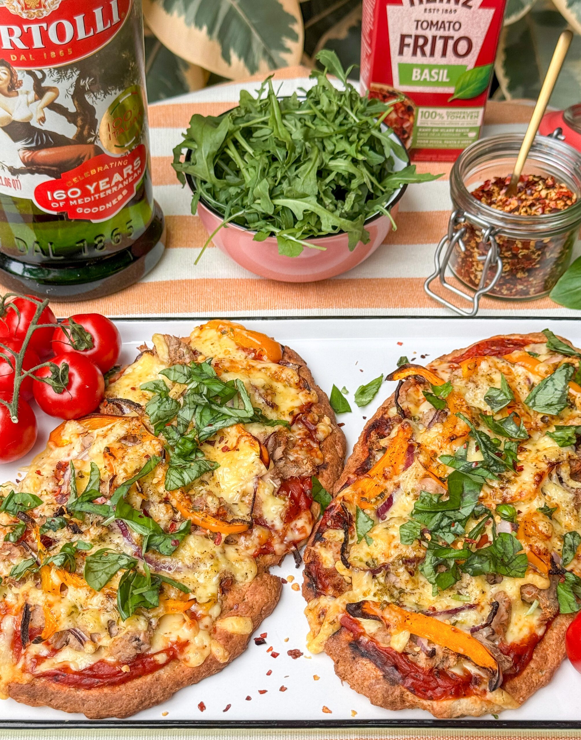 Flatbread pizza met tonijn, makkelijk en verrassend lekker