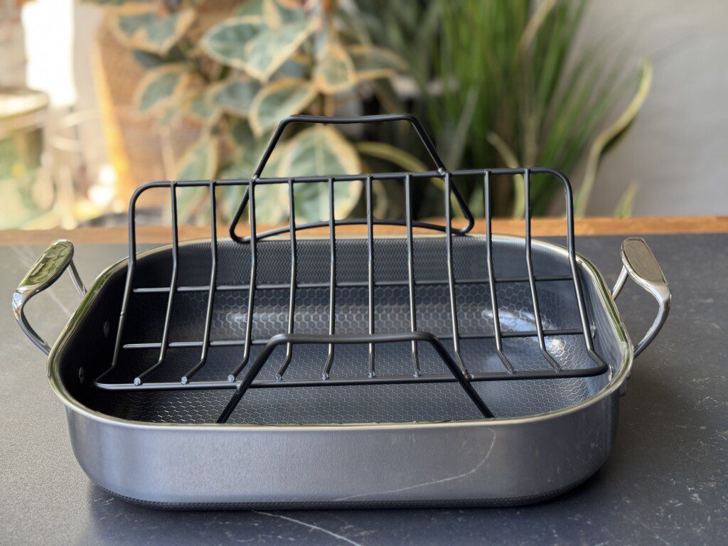 HexClad braadslede met rek – veelzijdige en luxe ovenpan voor dagelijks gebruik