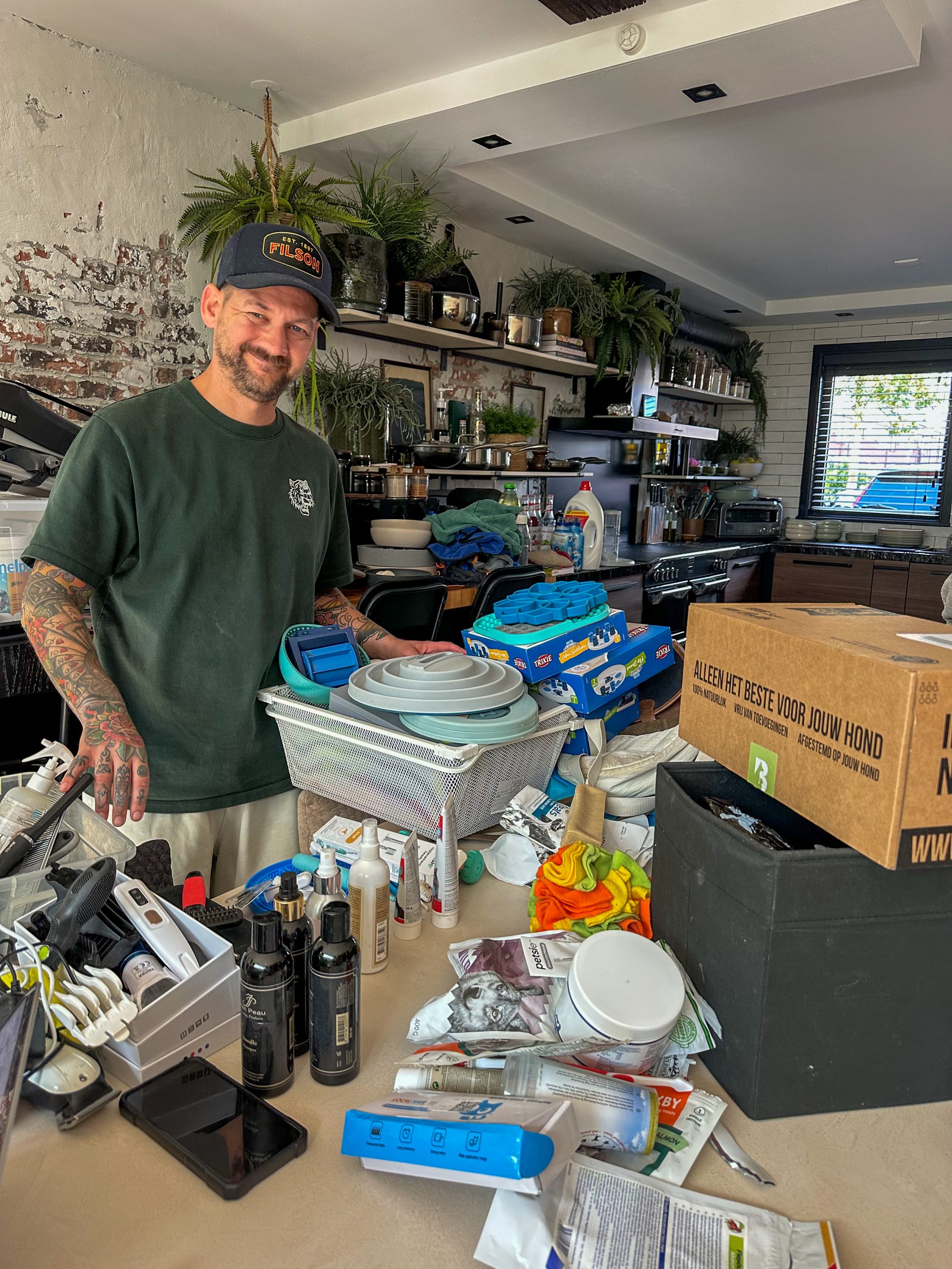 Thuis bij familie over de kook: week 35