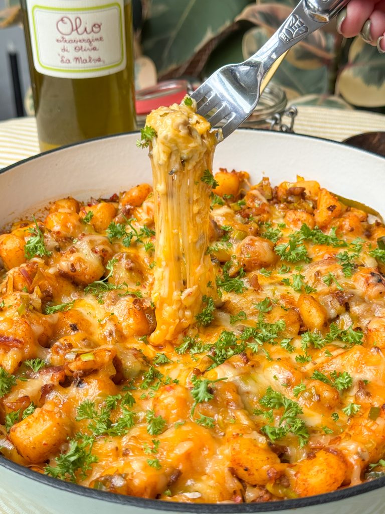 Eenpansmaaltijd met krieltjes en gehakt, makkelijk recept uit weekmenu 3