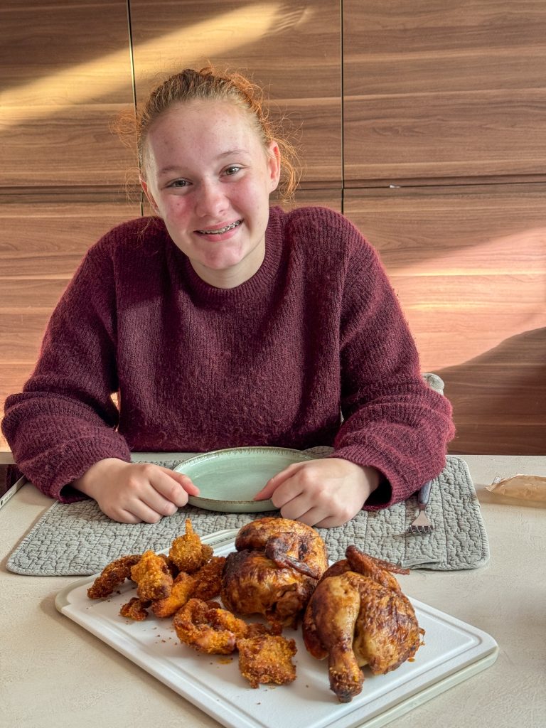 Thuis bij familie over de kook: week 40