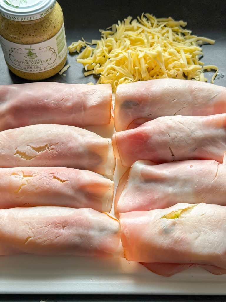 witlof in ham rollen