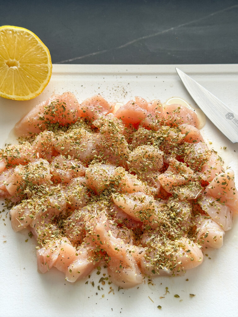 Kip kruiden met oregano en citroen