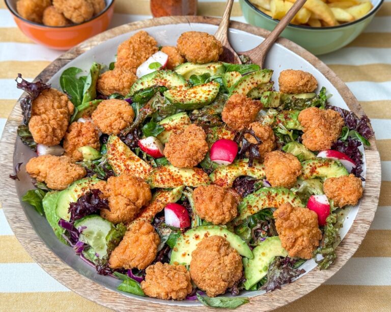 salade met kipnuggets - recept uit weekmenu 10