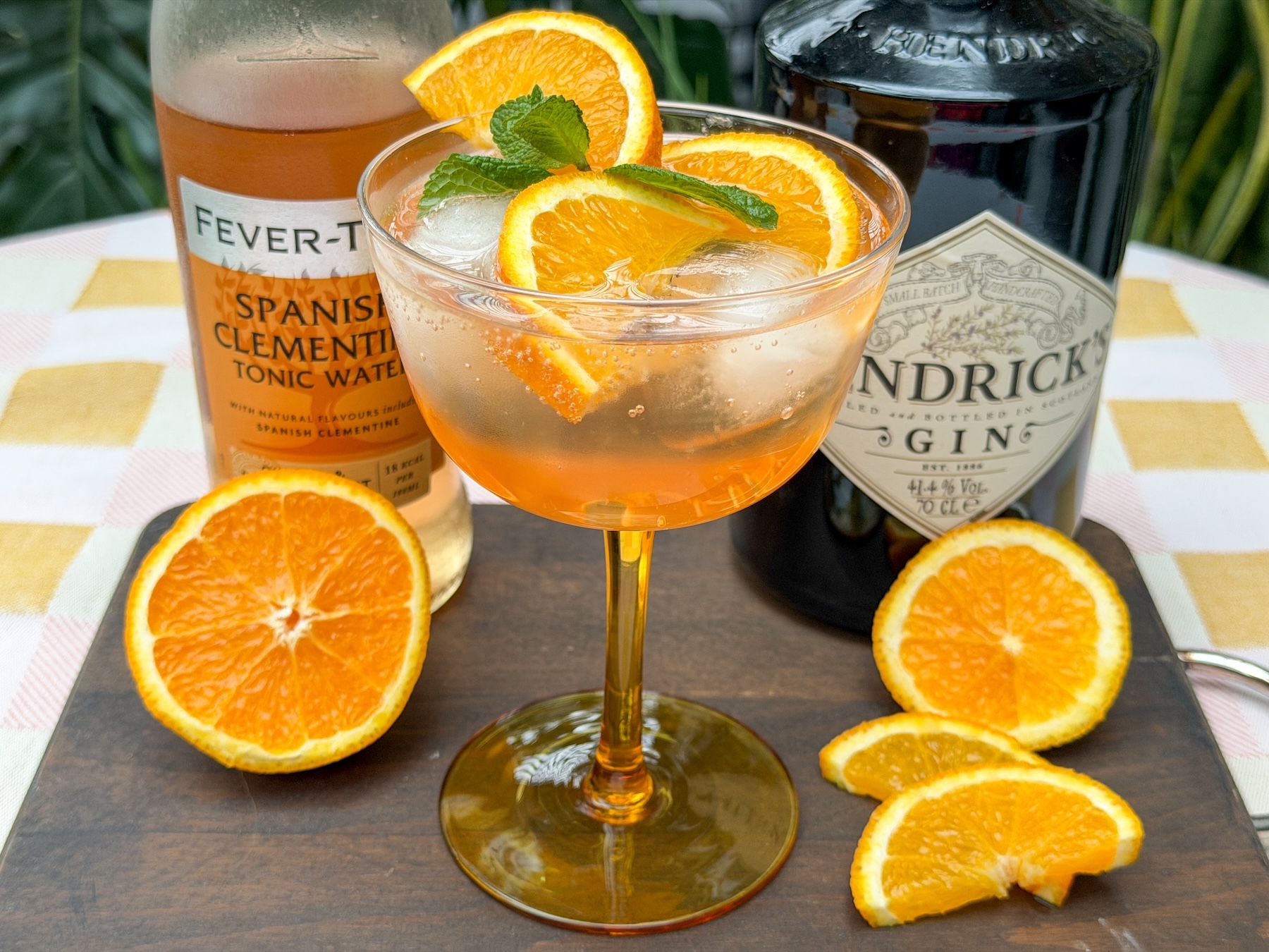 Sinaasappel gin tonic recept