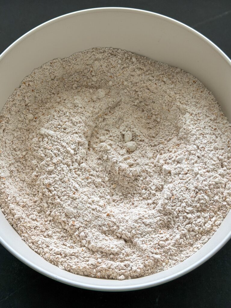 Droge ingrediënten mengen