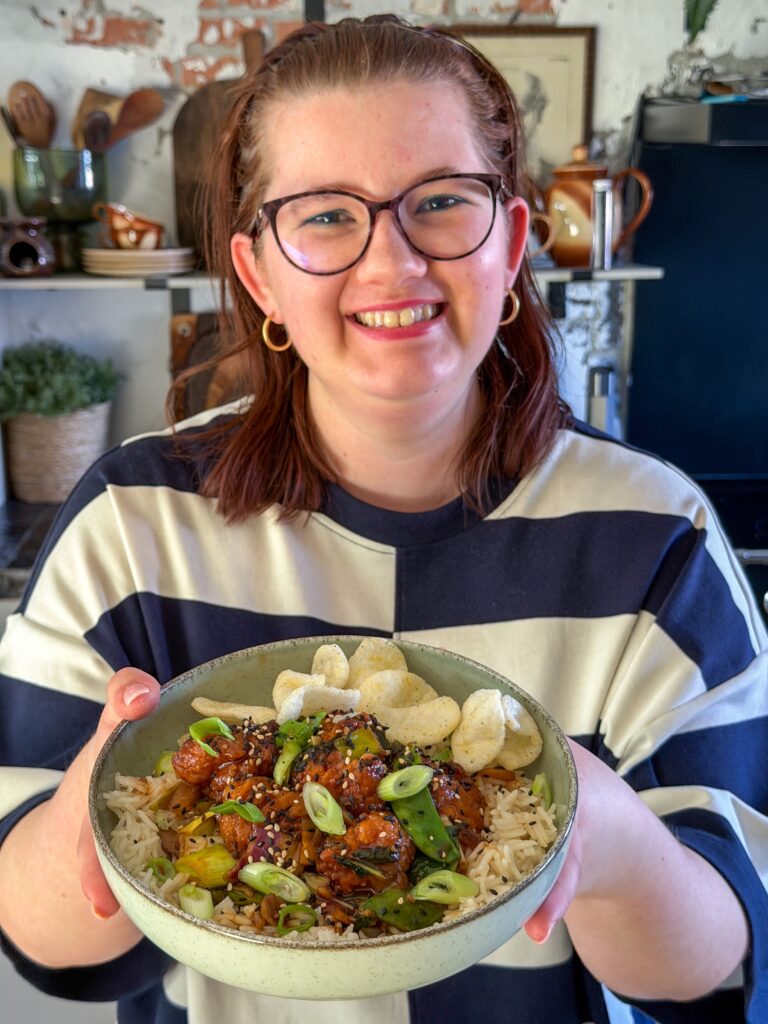 Beaudine serveert krokante kip in teriyakisaus