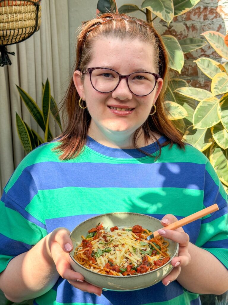 pasta met chorizo in tomatensaus uit weekmenu 17