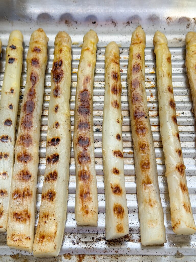 asperges grillen in grillpan