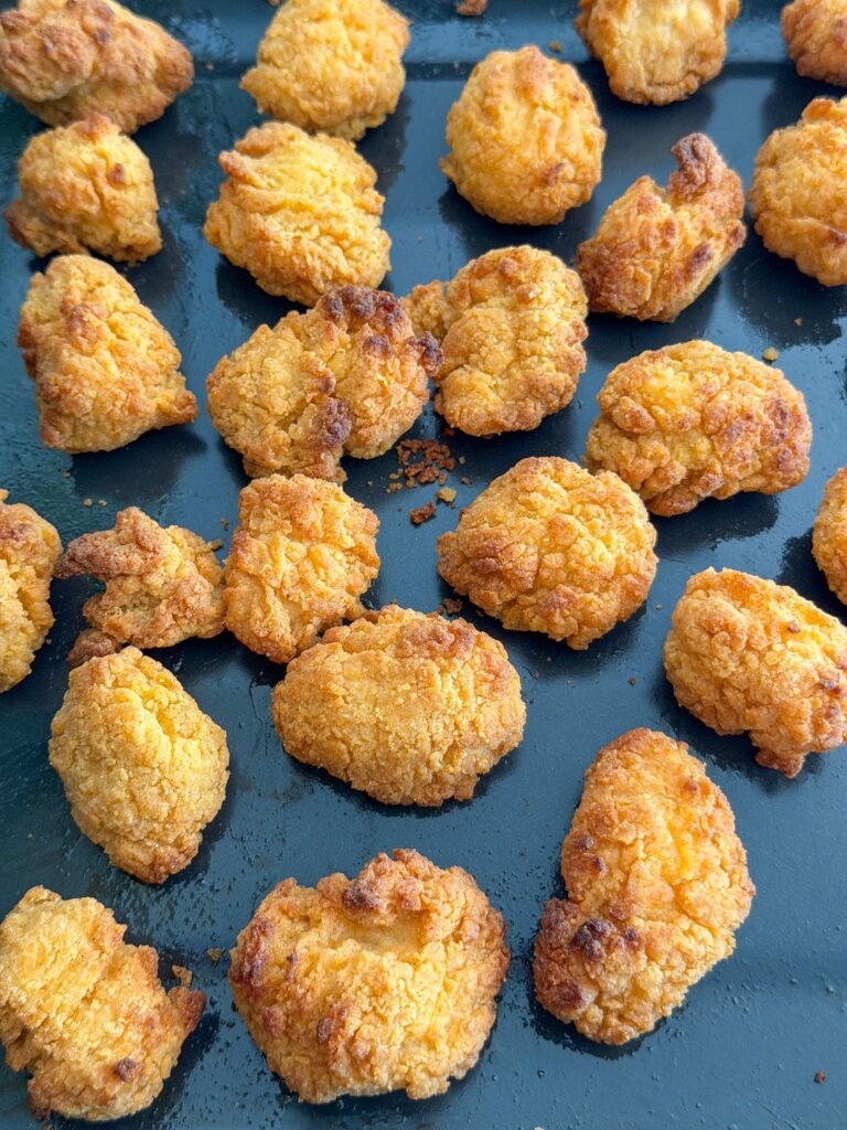 kip popcorn bakken in de airfryer of oven tot krokant