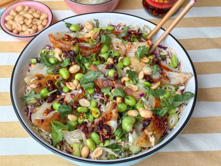 gyoza salade recept uit weekmenu 22