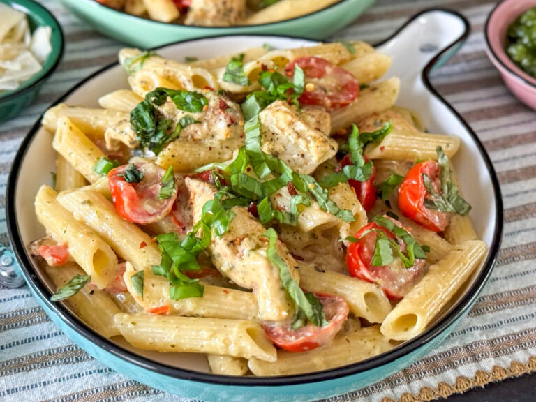 pasta pesto met kip uit weekmenu 21