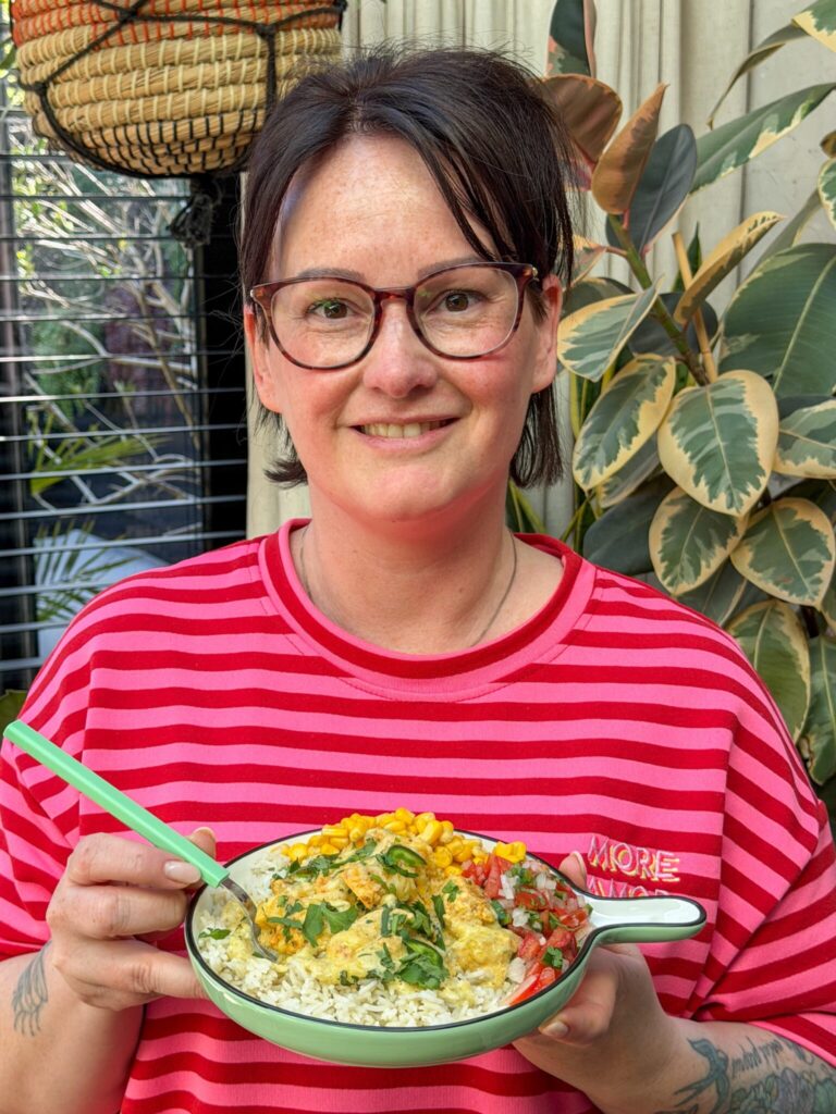 romige mexicaanse kip met groene salsa uit weekmenu 21