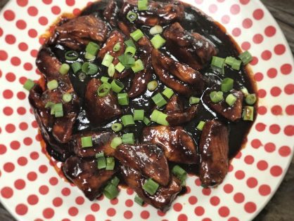pittige kip in cola ofwel sticky chicken