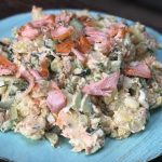 aardappelsalade met gerookte zalm