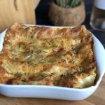 Lasagne met witlof, spek en roomsaus