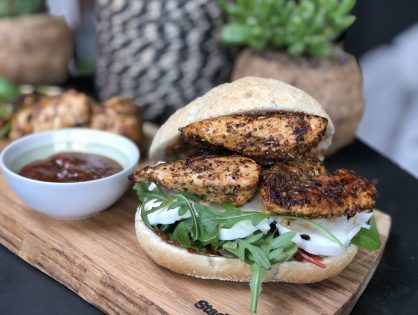 Kruidige Italiaanse kip op brood: lunch tip