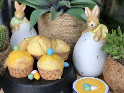 cupcakes met advocaat : leuk voor Pasen
