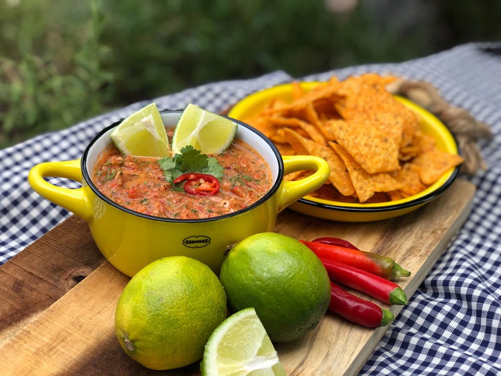 recept Mexicaanse salsa saus, lekker pittig!