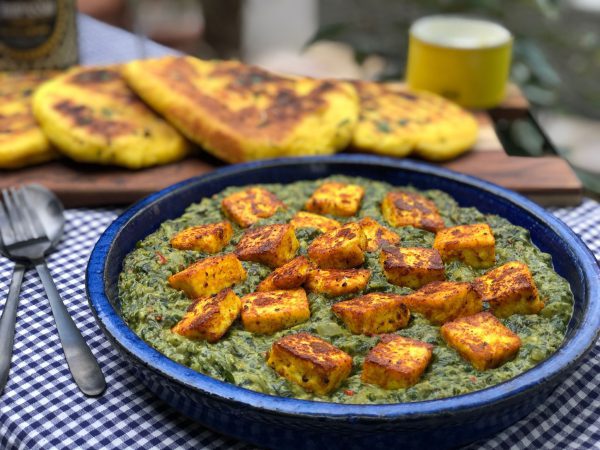 saag-paneer recept vegetarische saag paneer met diepvries spinazie a là crème