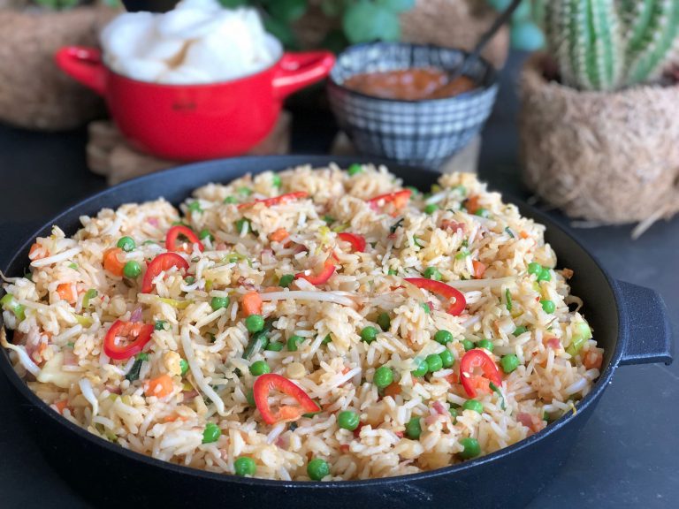 Simpele nasi met kip teriyaki nasi met kip teriyaki