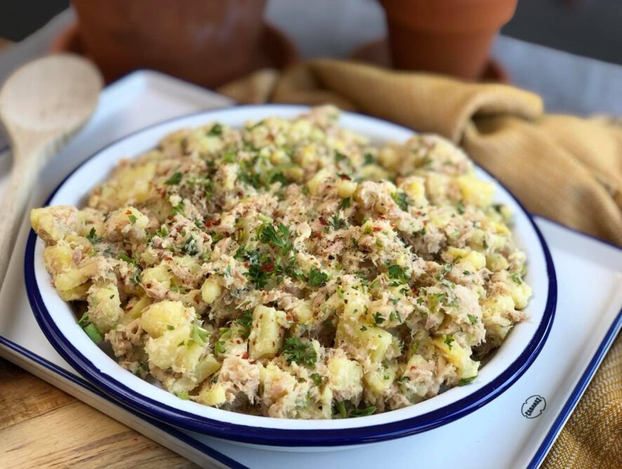 aardappelsalade met tonijn: simpel recept