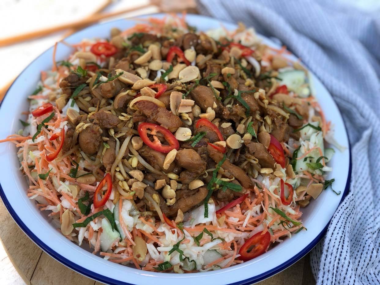 salade met kip ketjap-image
