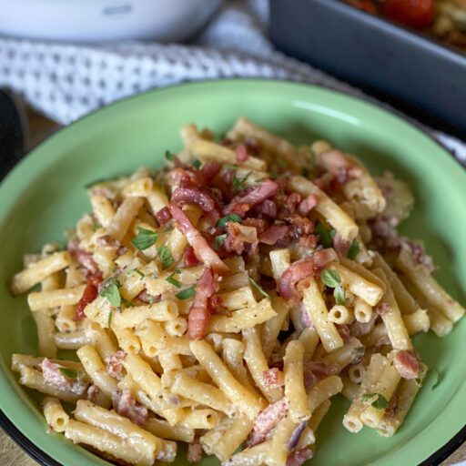 Pasta Met Boursin En Spekjes Super Simpel Recept Familie Over De Kook