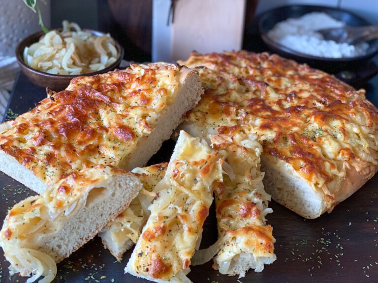 zelf kaas uienbrood maken kaas uienbrood