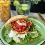 gegrilde kipburger met tomatensalsa