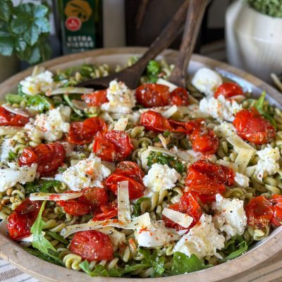 Pastasalade met pesto pastasalade met pesto