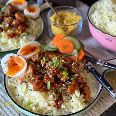 Familie over de Kook weekmenu 30-2023 thaise kip met kruidige rijst