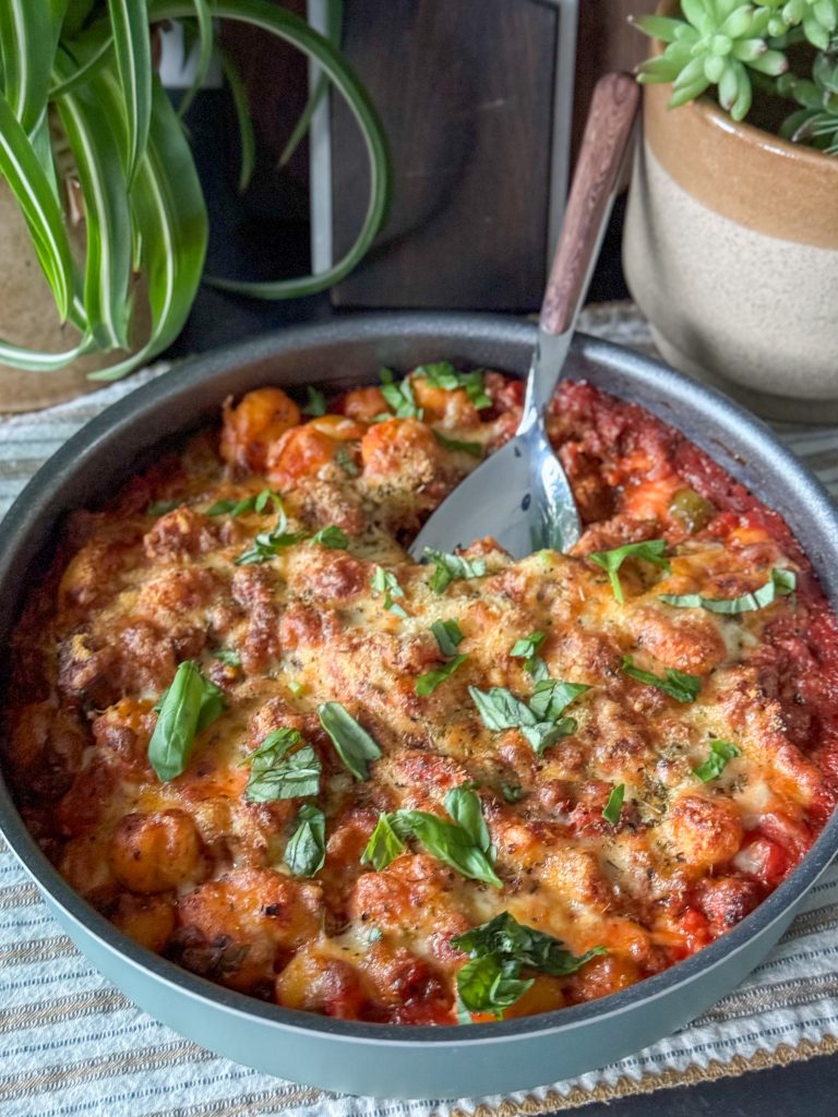 gnocchi ovenschotel met gehakt in tomatensaus