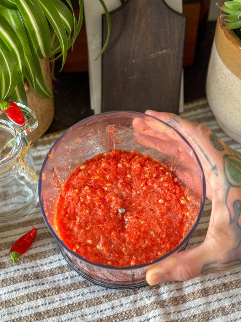 zelf sambal maken 