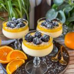 panna cotta met sinaasappel