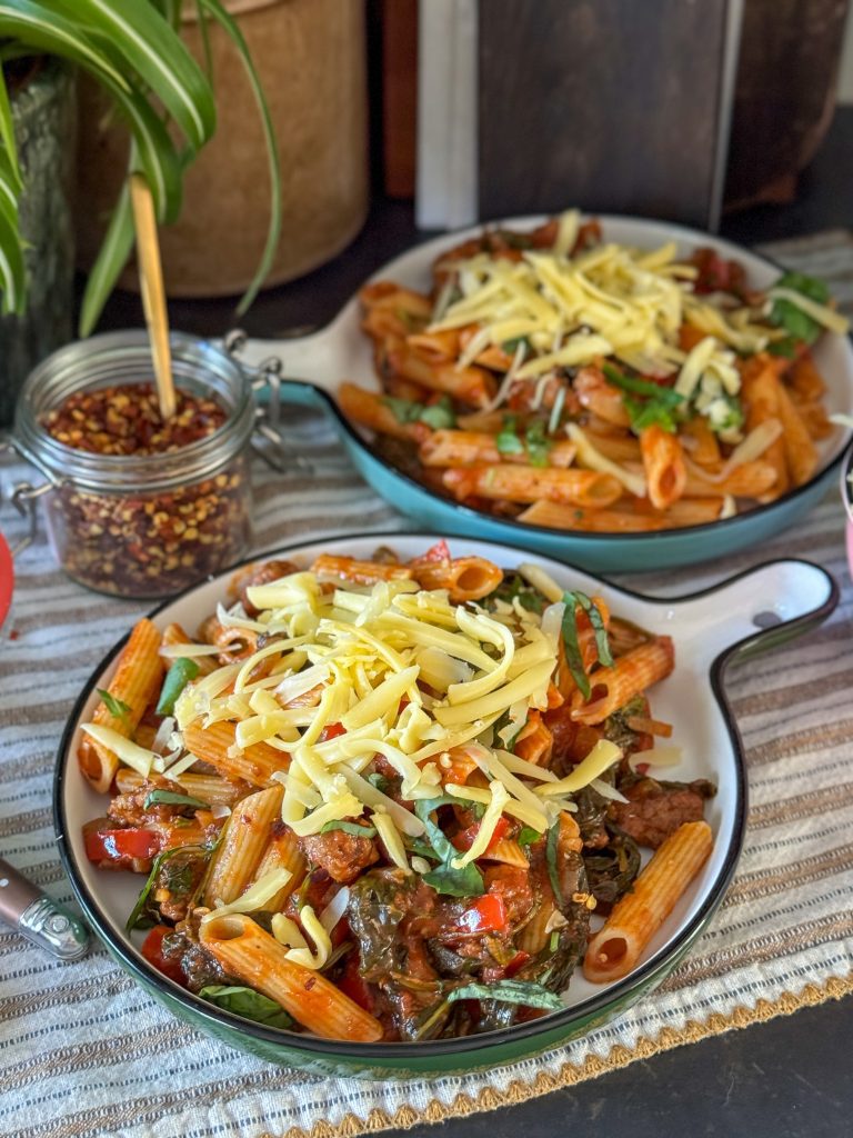 penne in tomatensaus met cajun