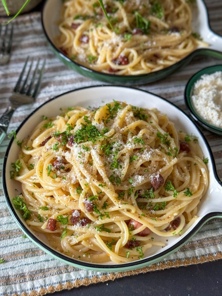 pasta carbonara simpel recept zonder room