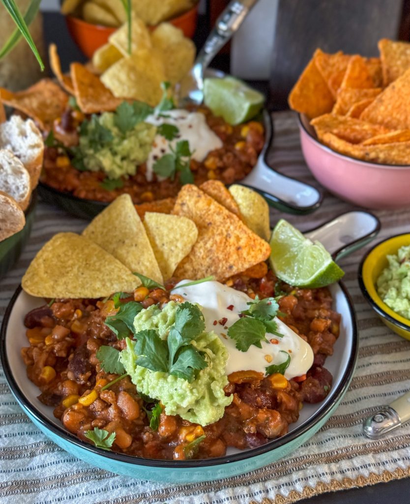 snelle chili con carne met gehakt en bonen 