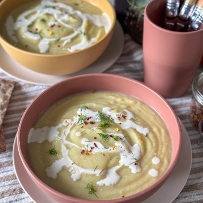 bloemkoolsoep met pastinaak en venkel