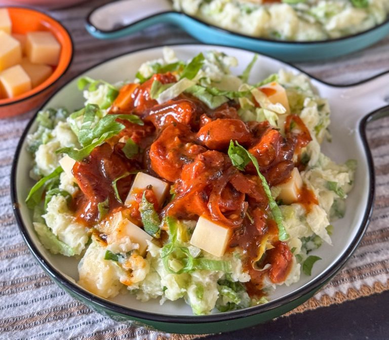 andijviestamppot met gebakken chorizo andijviestamppot met chorzio