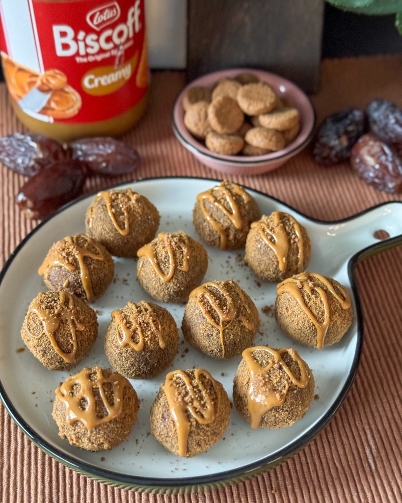 speculaas dadelballetjes met Biscoff