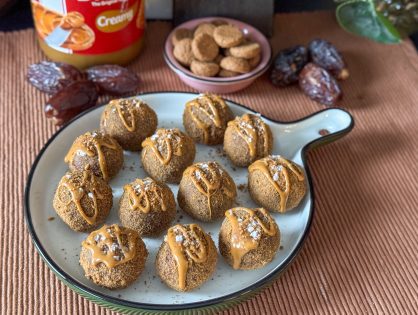 Speculaas dadelballetjes met Biscoff