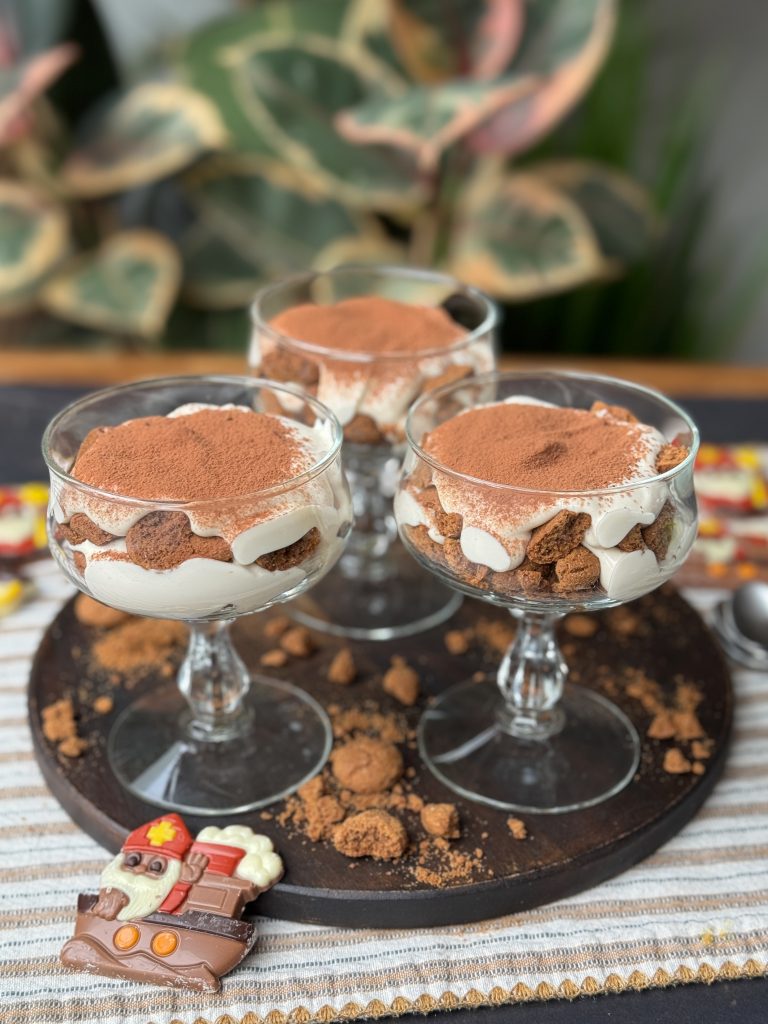 kruidnoten tiramisu in een glaasje