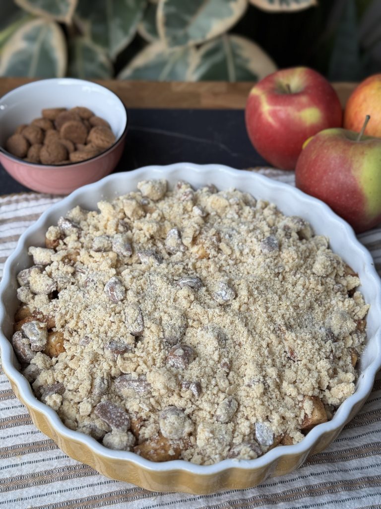 appel crumble met kruidnoten