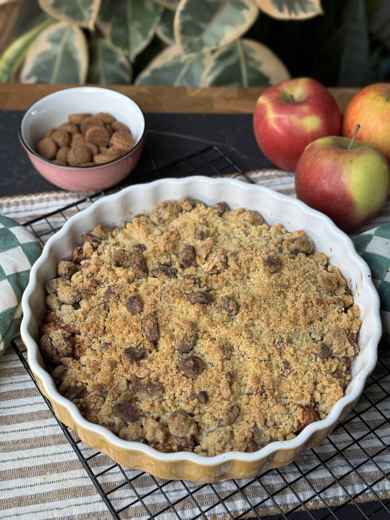 appel crumble met kruidnoten