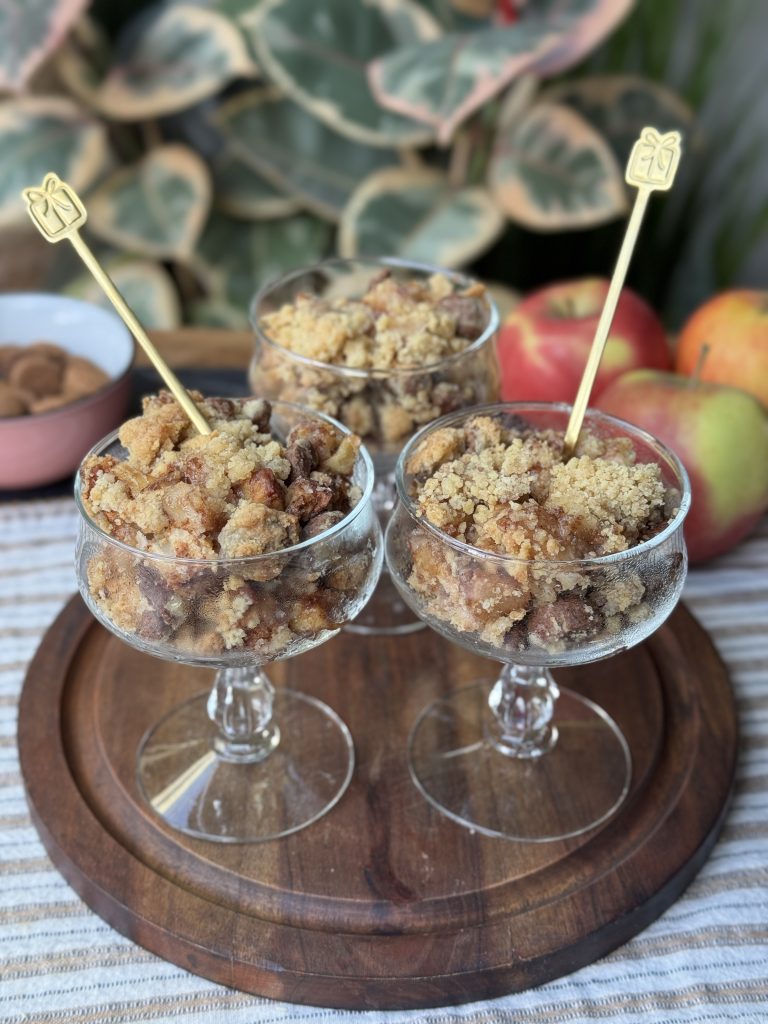 appel crumble met kruidnoten