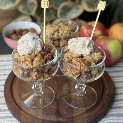 appel crumble met kruidnoten