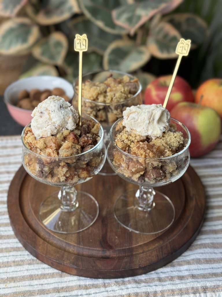 appel crumble met kruidnoten