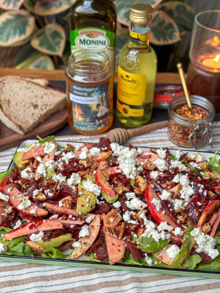 salade met bieten en feta